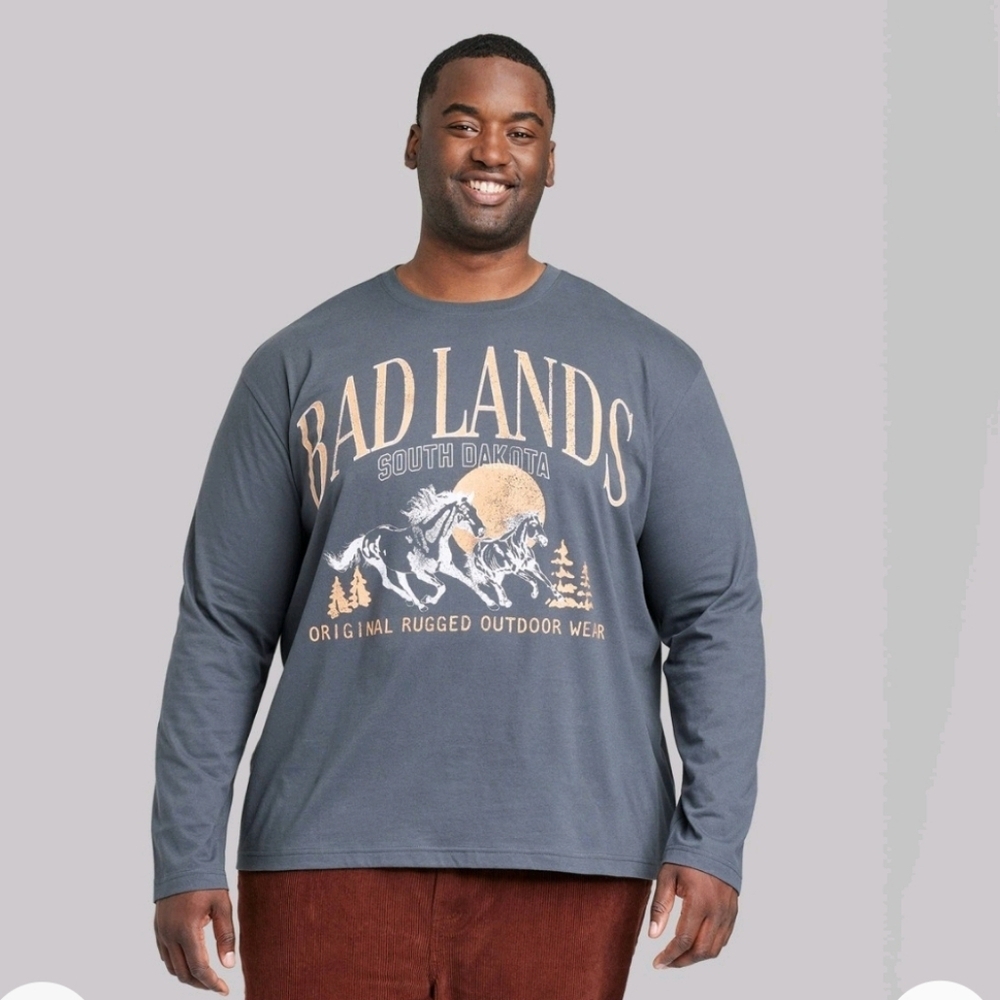 Men's Regular Fit Crewneck Long Sleeve T-Shirt - Original Use